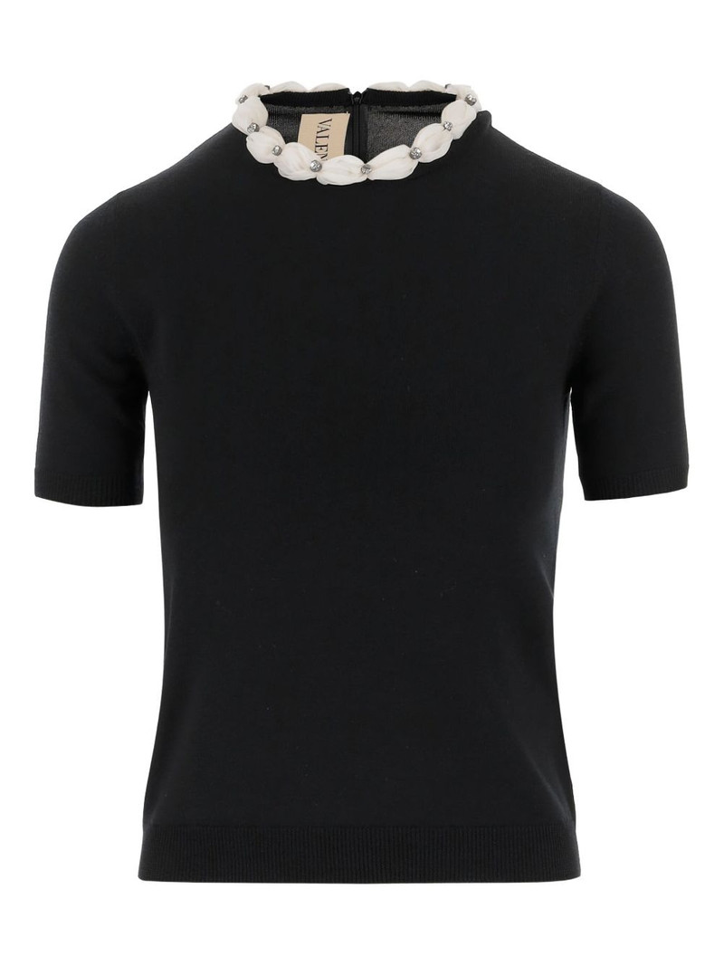 embellished-collar sweater 1