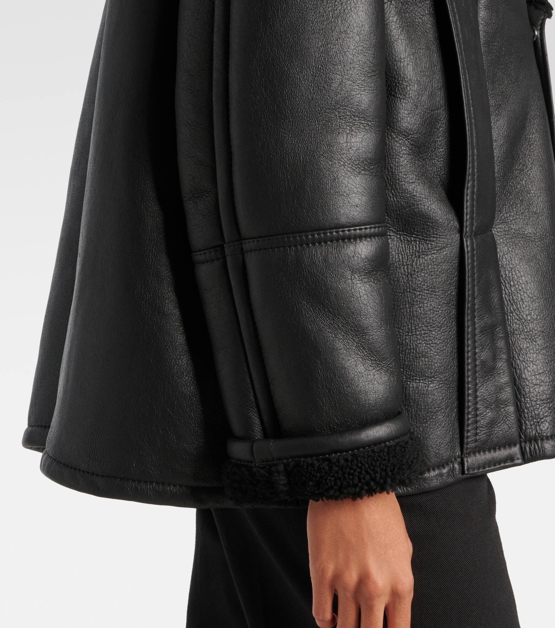 Shearling peacoat - 5