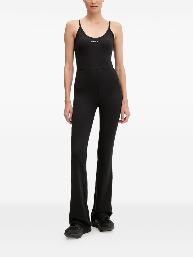 GUESS USA logo-embellished flared jumpsuit outlook