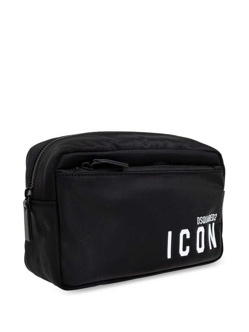 Icon-print wash bag 4
