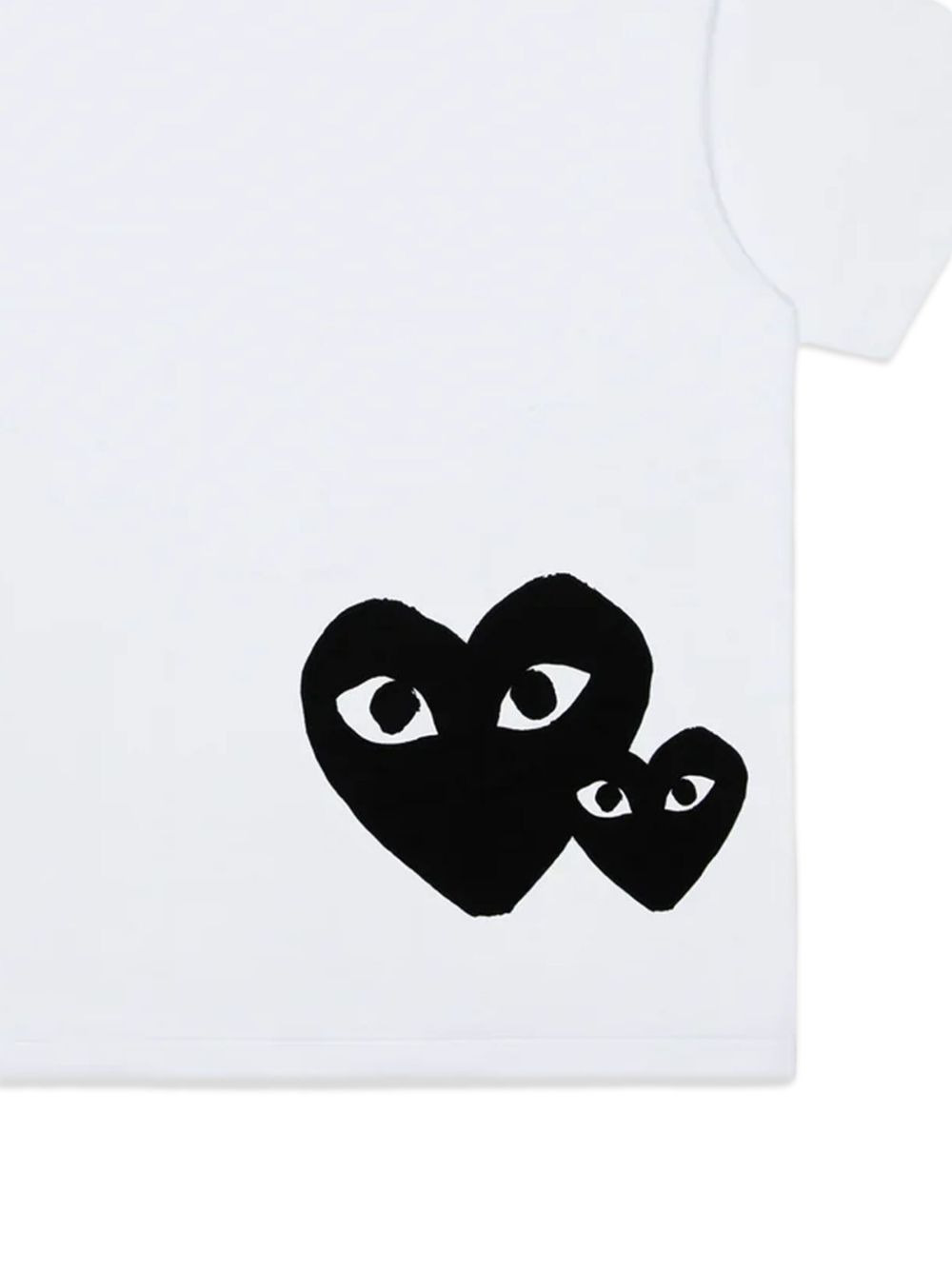 heart-print T-shirt - 2