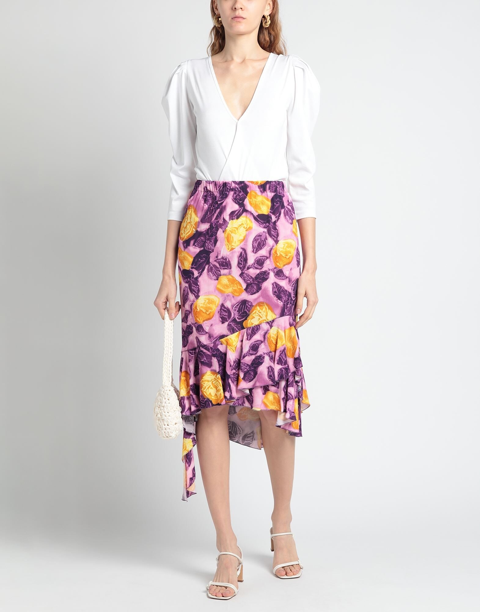 Purple Women's Midi Skirt - 2