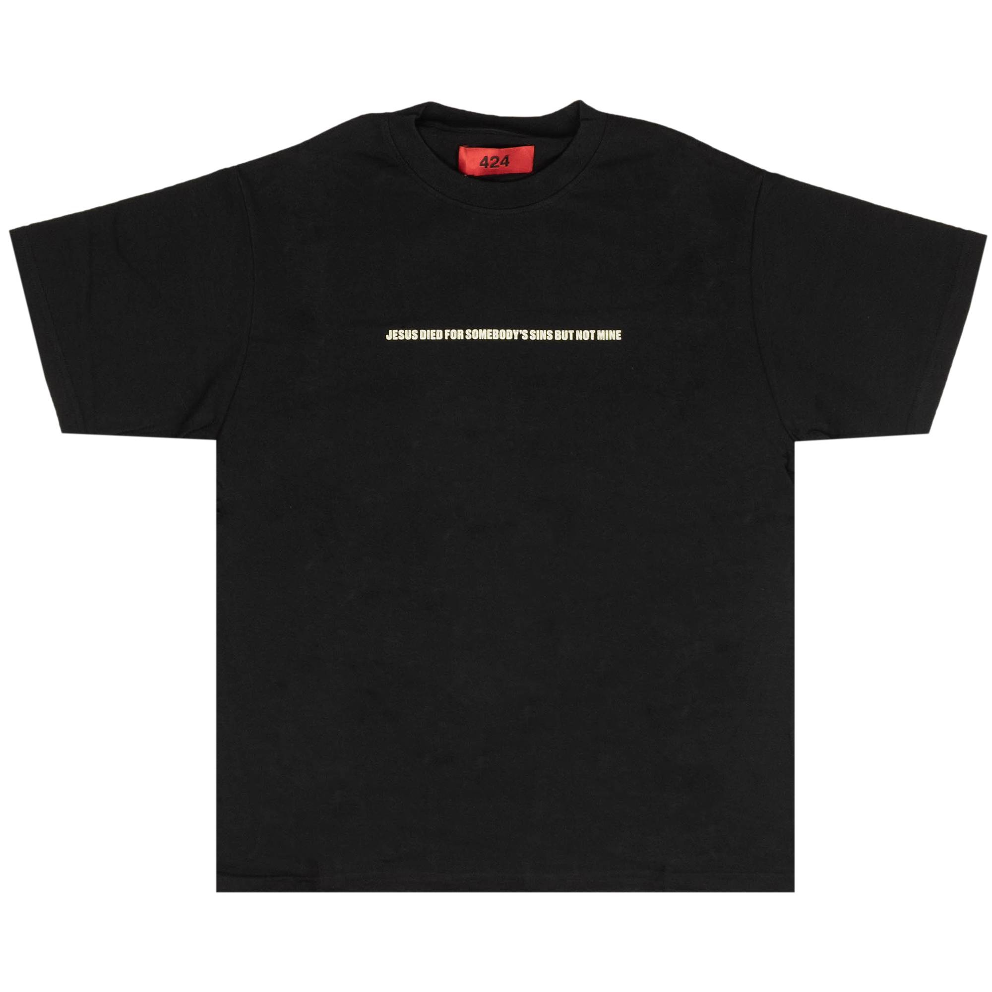 424 Short-Sleeve Jesus Died T-Shirt 'Black' - 1