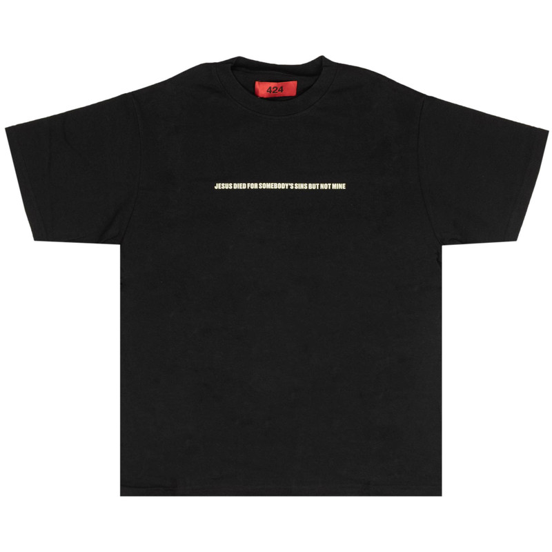 424 Short-Sleeve Jesus Died T-Shirt 'Black' 1