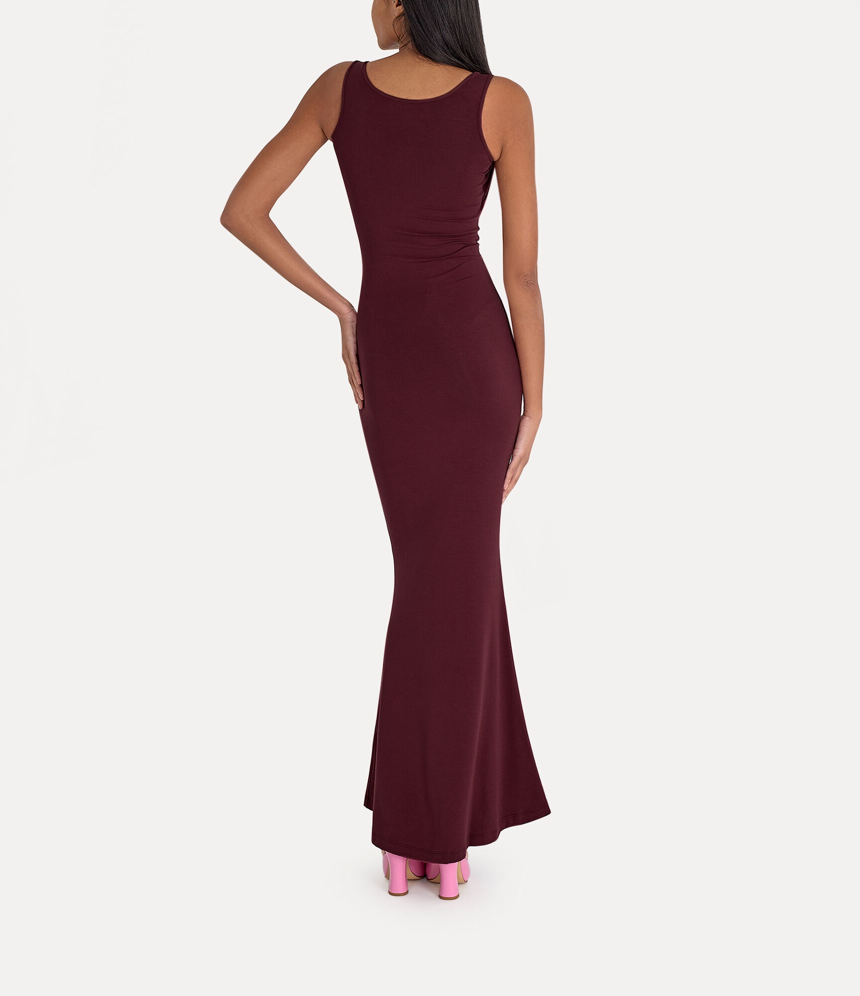 LONG LIZ JERSEY DRESS - 3