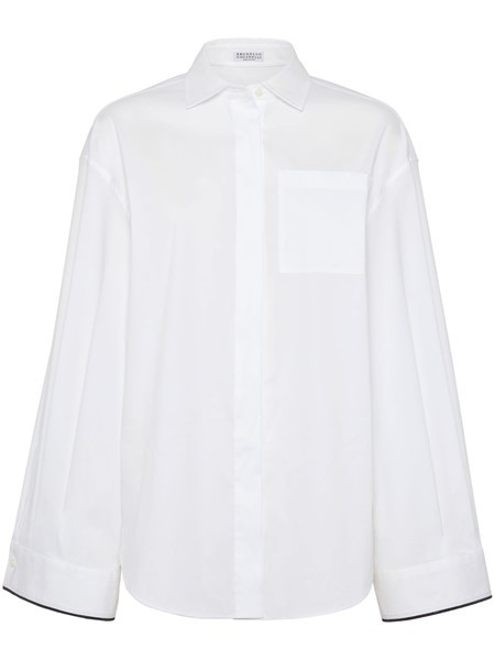 Shirt with contrasting edge - 1