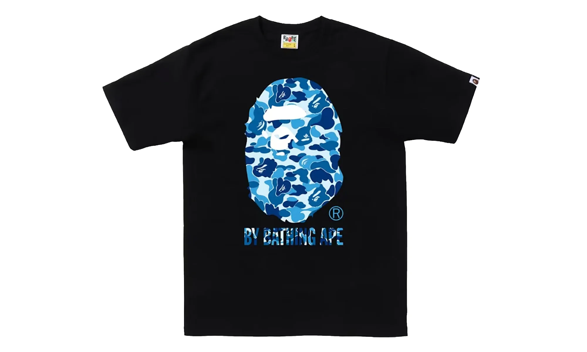 ABC Camo By Bathing Ape Tee "Black / Blue" BAPE058 - 1
