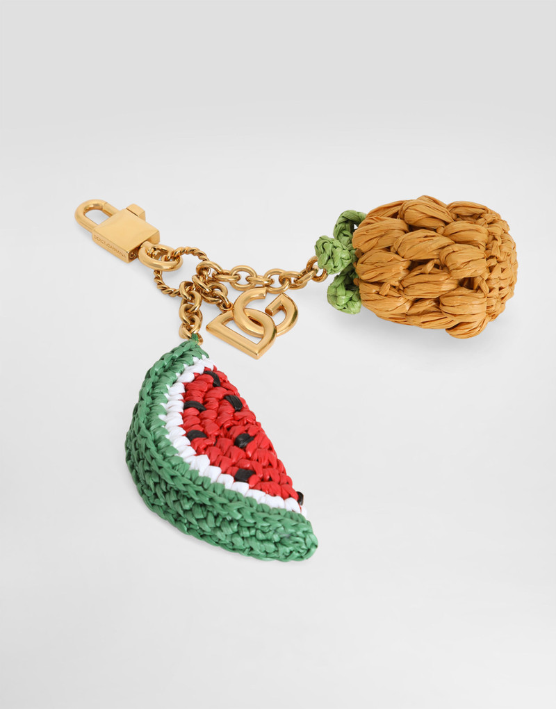 Dolce & Gabbana Metal keychain with charms outlook