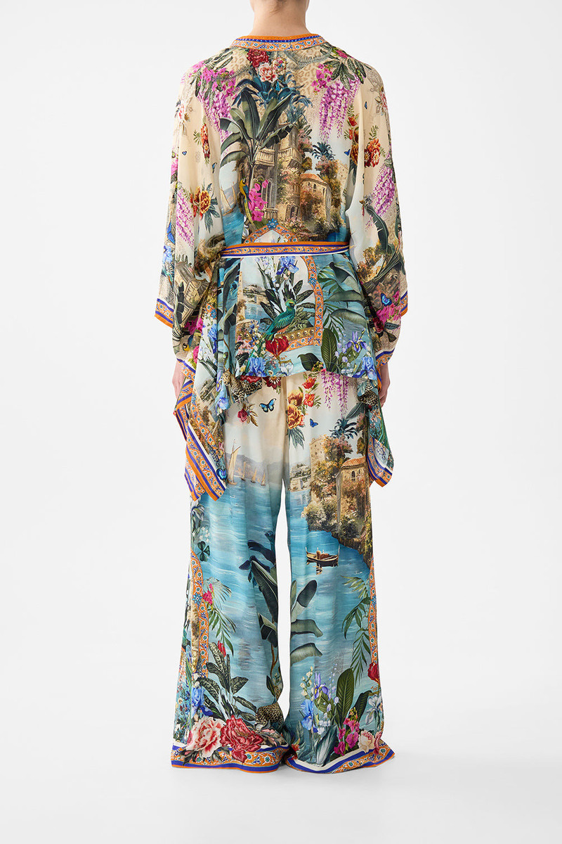 CAMILLA BUTTON THROUGH SCARF BLOUSE outlook