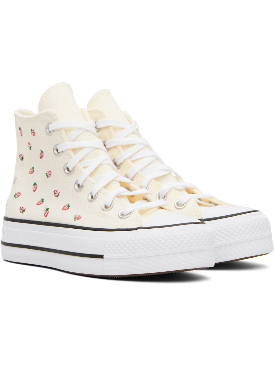 Off-White Chuck Taylor All Star Embroidered Strawberries Sneakers - 4