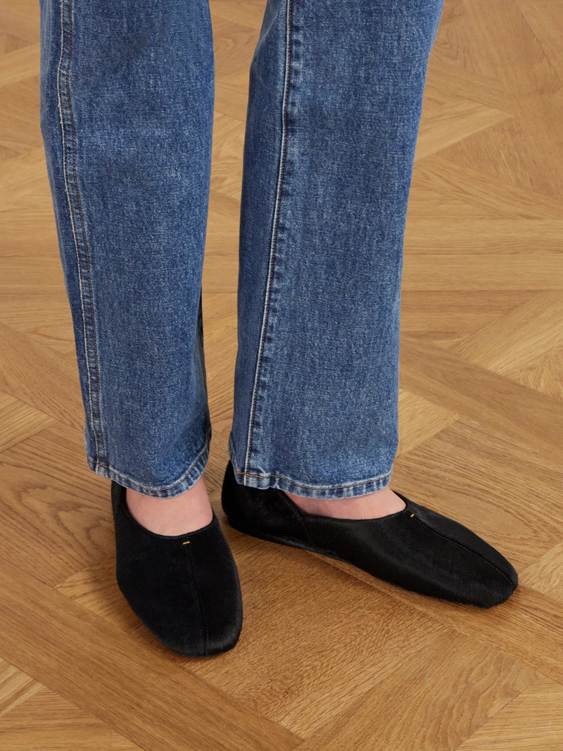KHAITE Jane Calf Hair Flats outlook