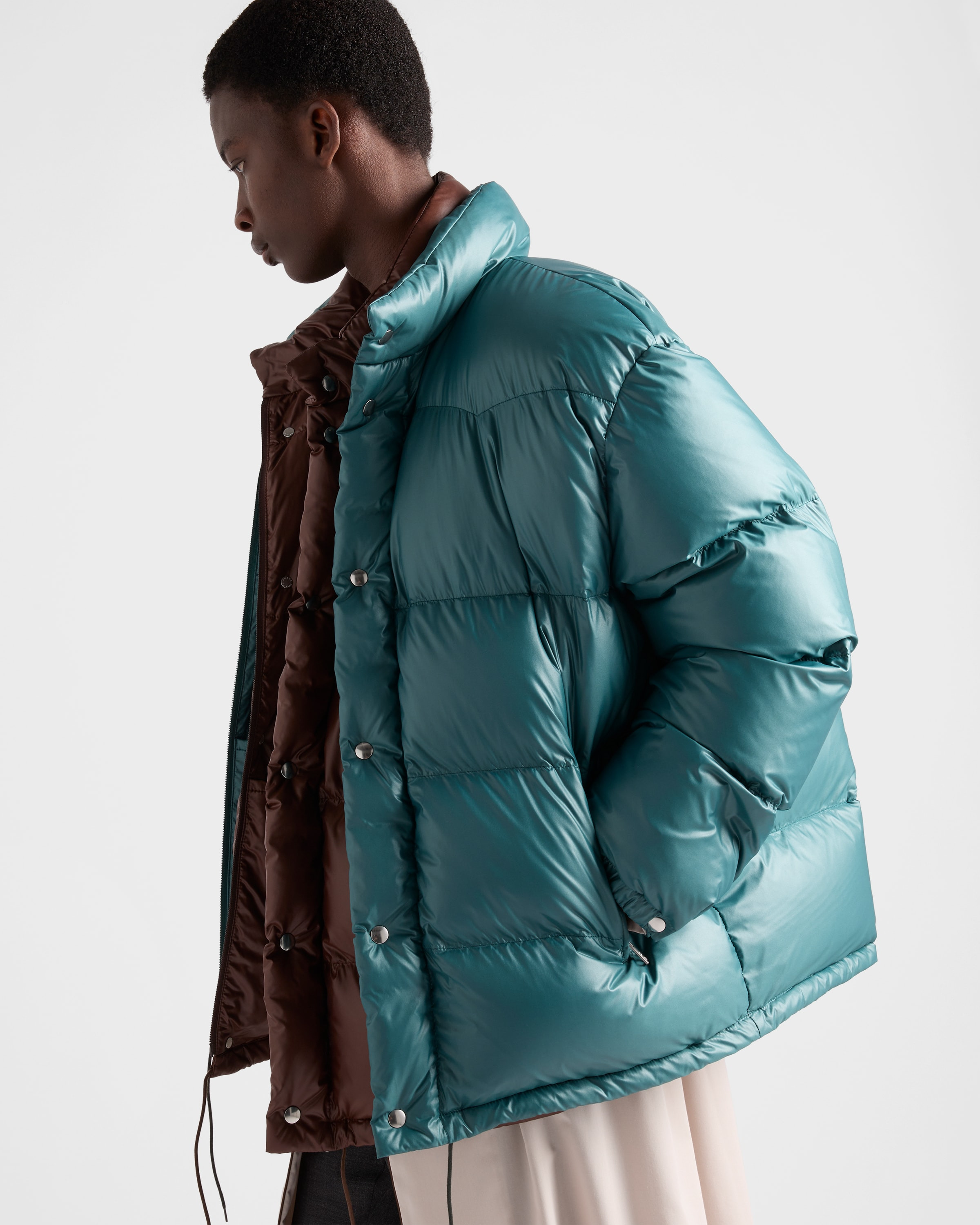 Medium-weight Re-Nylon down jacket - 4
