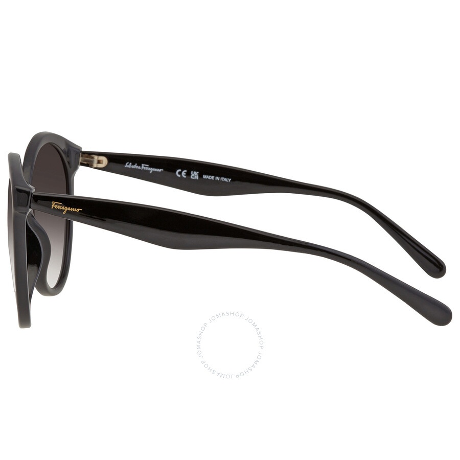 Salvatore Ferragamo Grey Gradient Round Ladies Sunglasses SF1071S 001 58 - 4