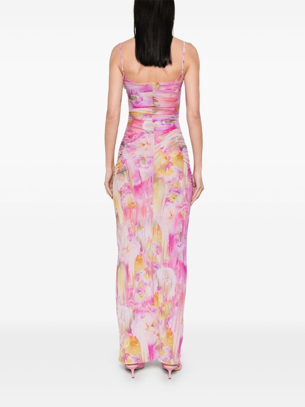 floral-print maxi dress - 4