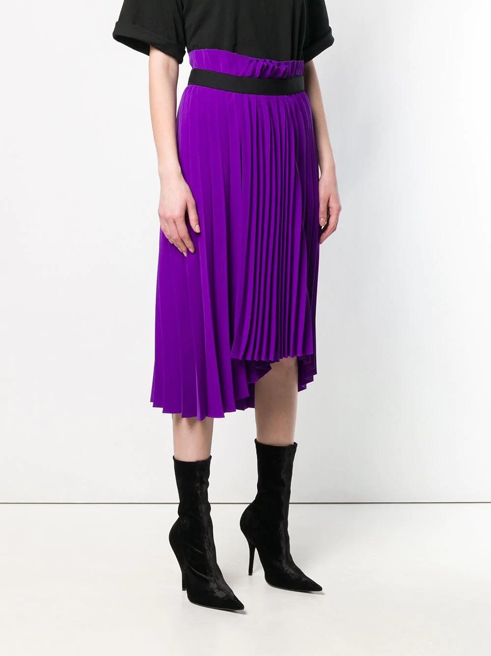 pleated elastic skirt - 3