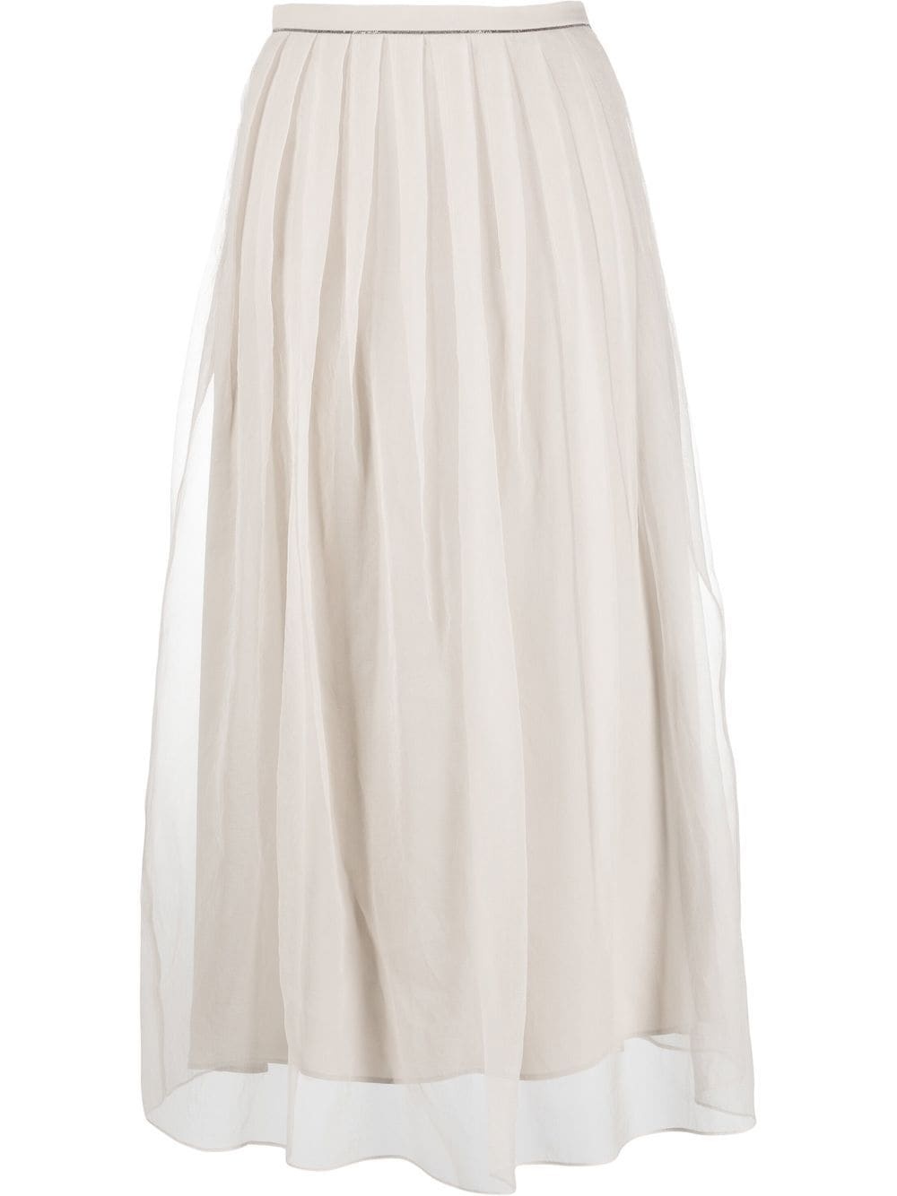 layered maxi skirt - 1