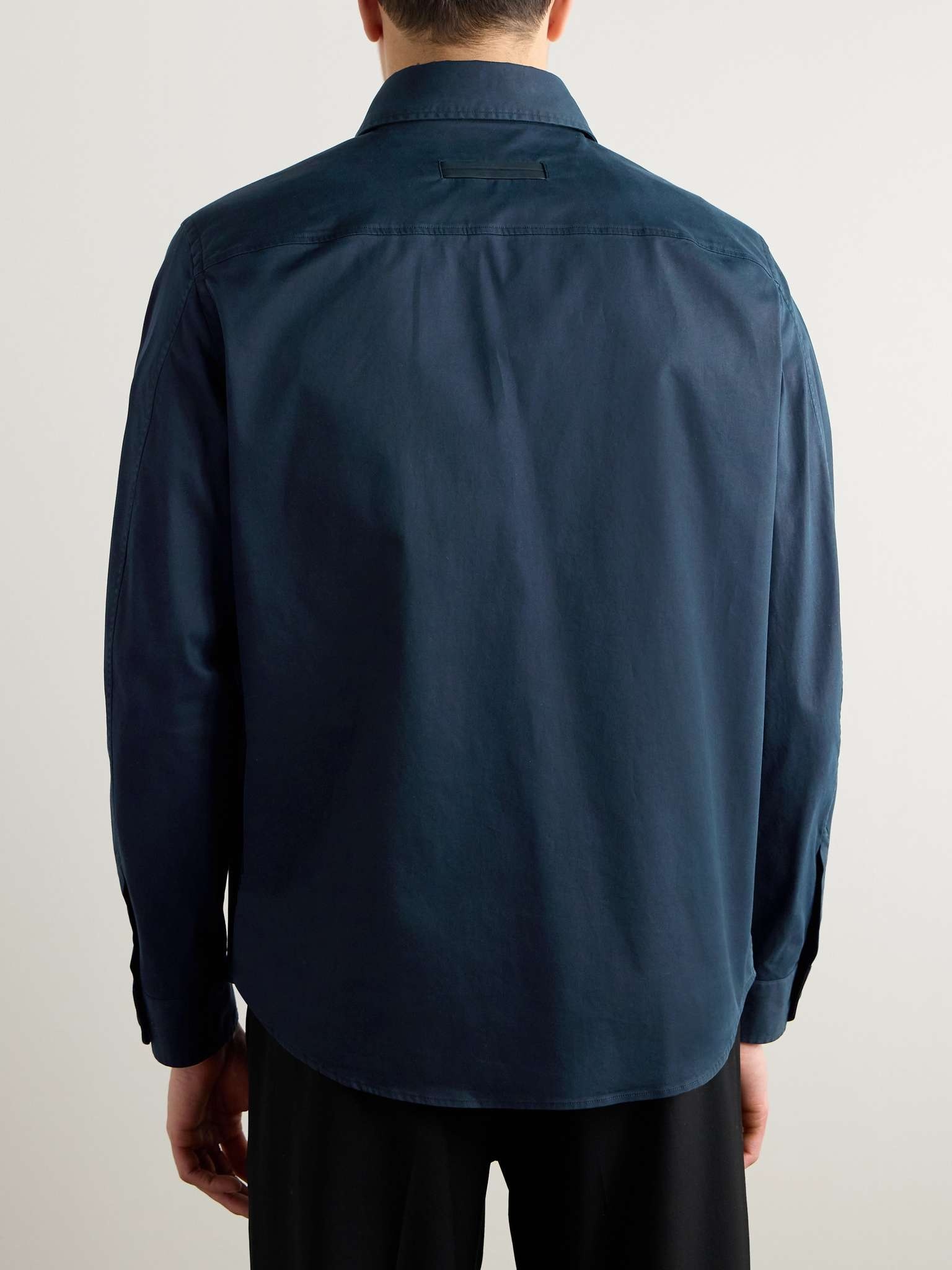 Cotton-Blend Twill Overshirt - 4