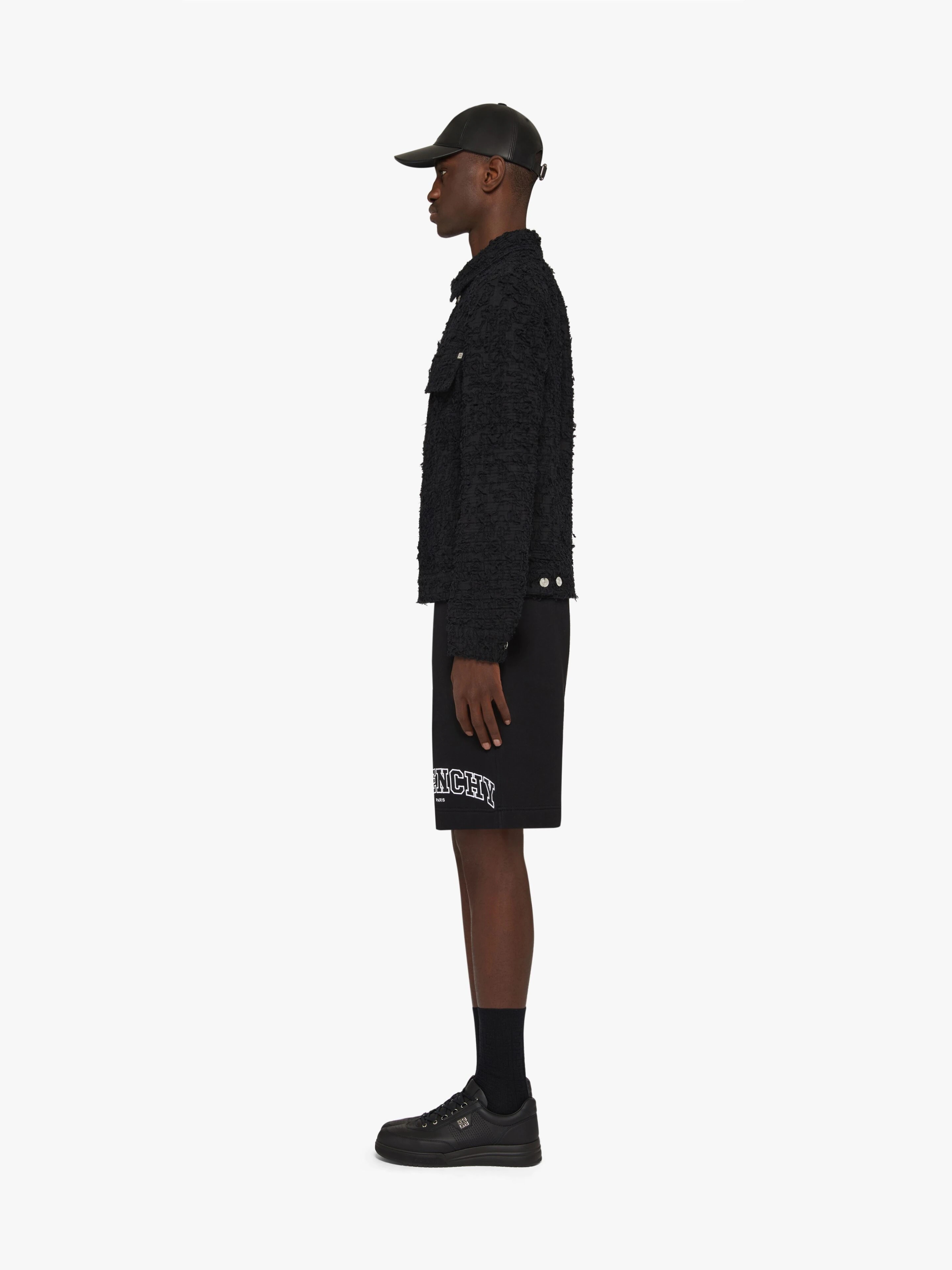 GIVENCHY COLLEGE BERMUDA SHORTS IN FLEECE - 3