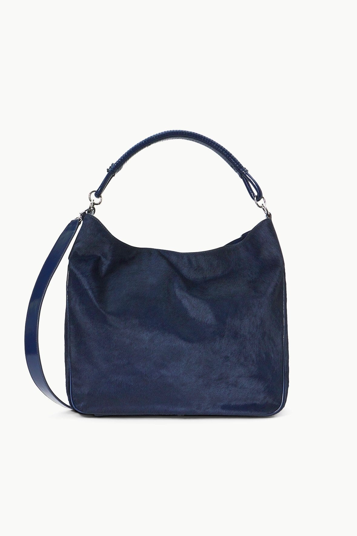 STAUD PERRY HOBO BAG NAVY - 1