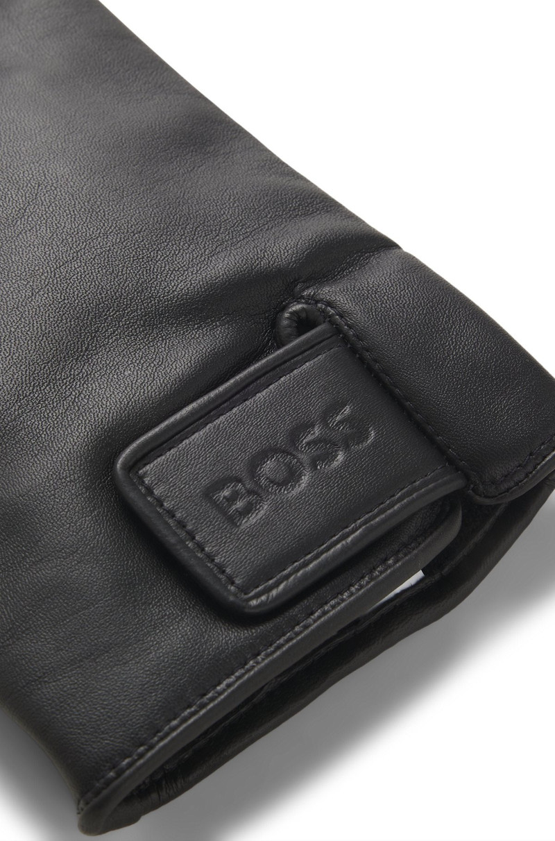 RIPTAPE-STRAP GLOVES IN LEATHER 3