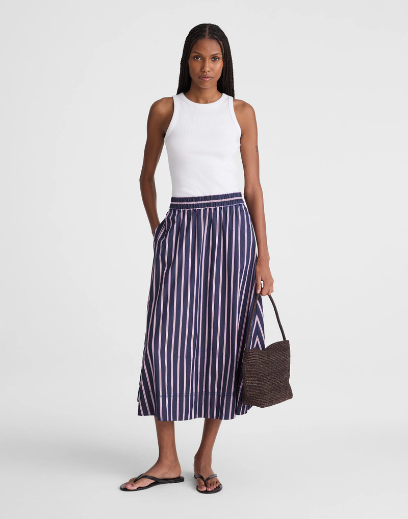 Midi Circle Skirt in Poplin 2