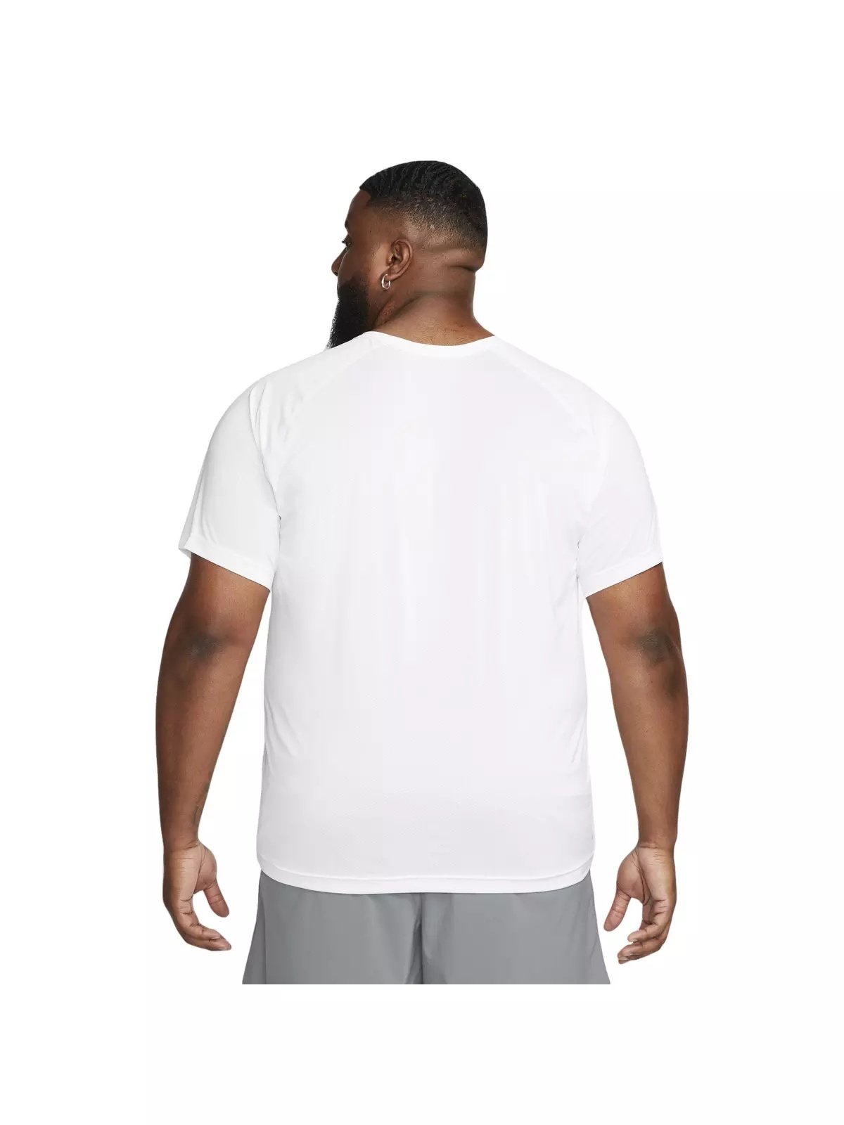 Men's Dri-FIT Ready Short-Sleeve Fitness Top - White - 6
