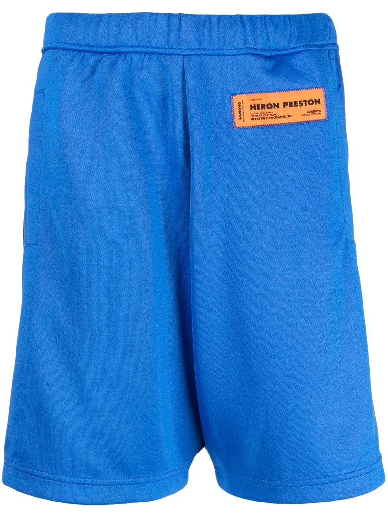 logo-patch track shorts 1