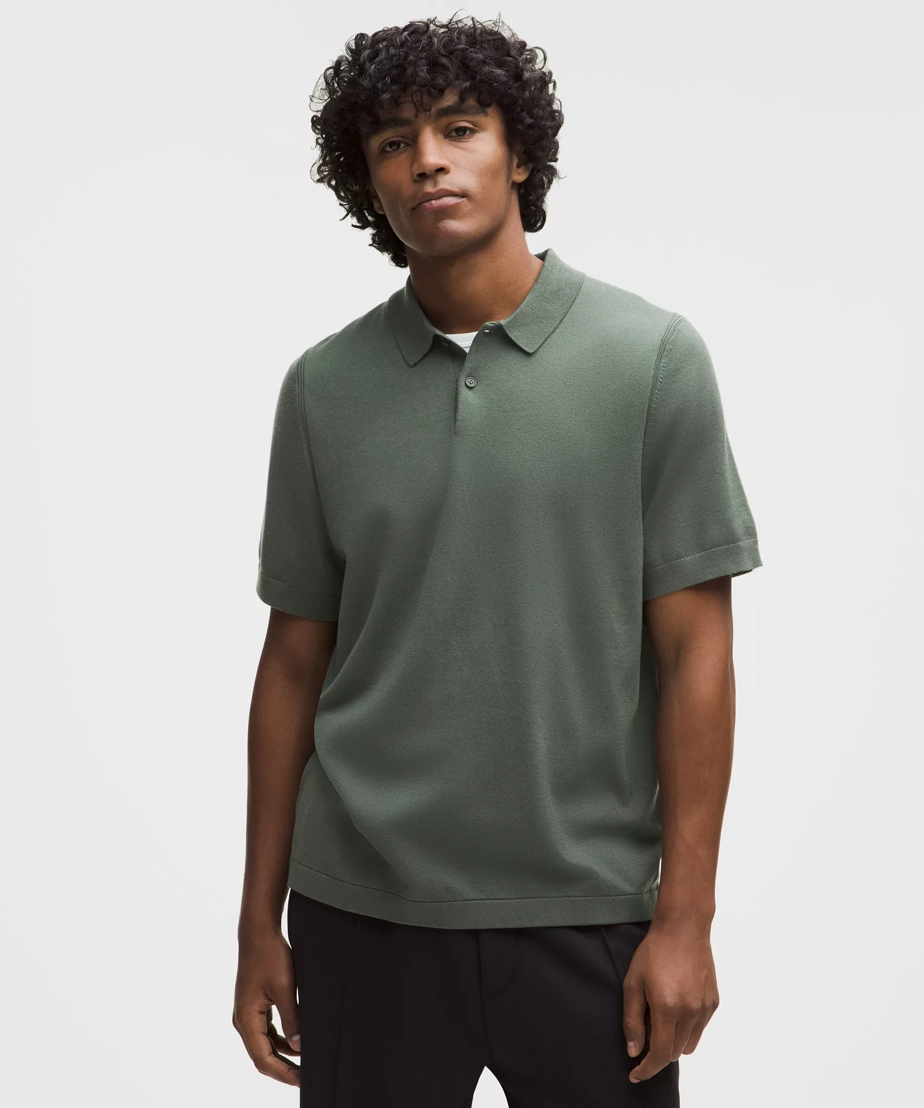 New Venture Short-Sleeve Knit Polo Shirt - 1