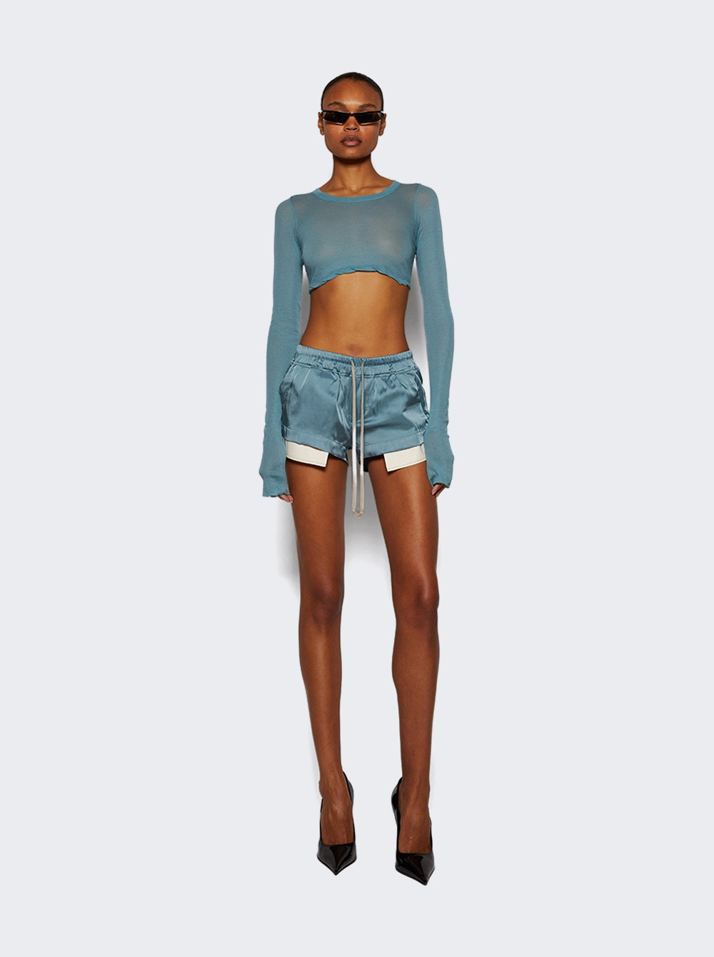 Long Sleeve Crop Top Mouthwash - 5