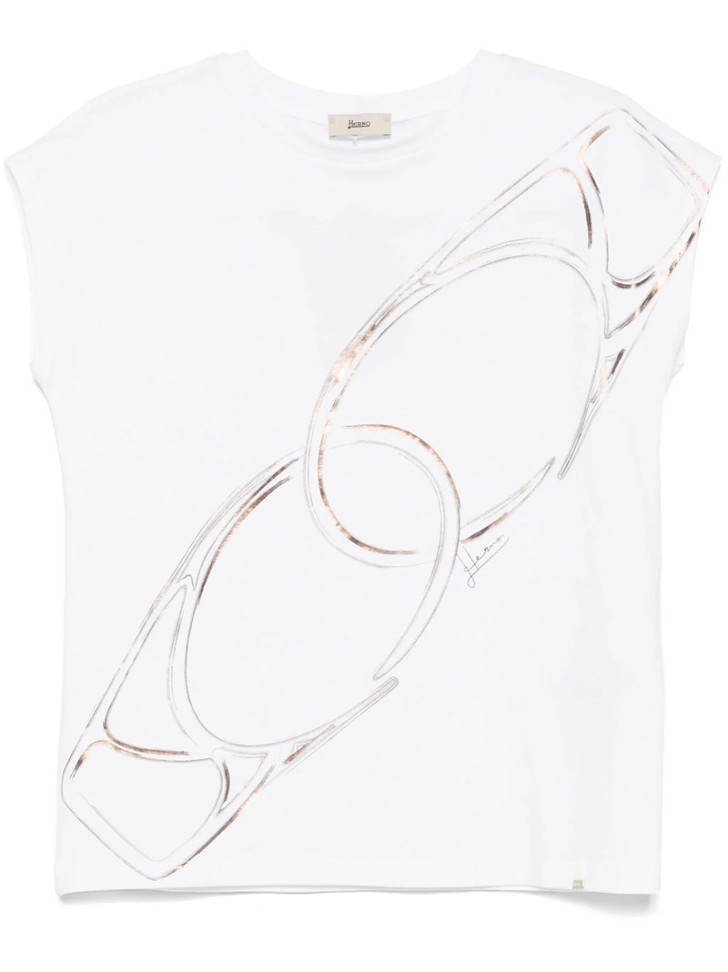 Carabiner-print T-shirt 1