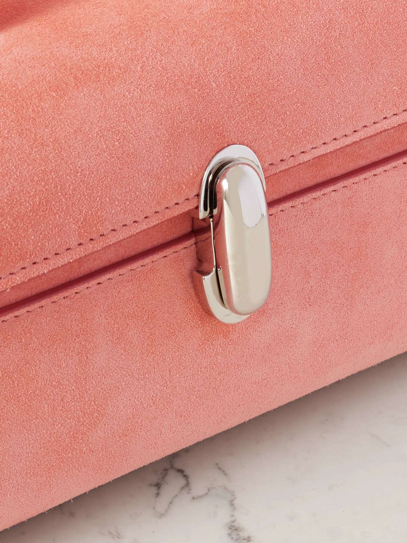 Symmetry Pochette suede tote Pink - 4