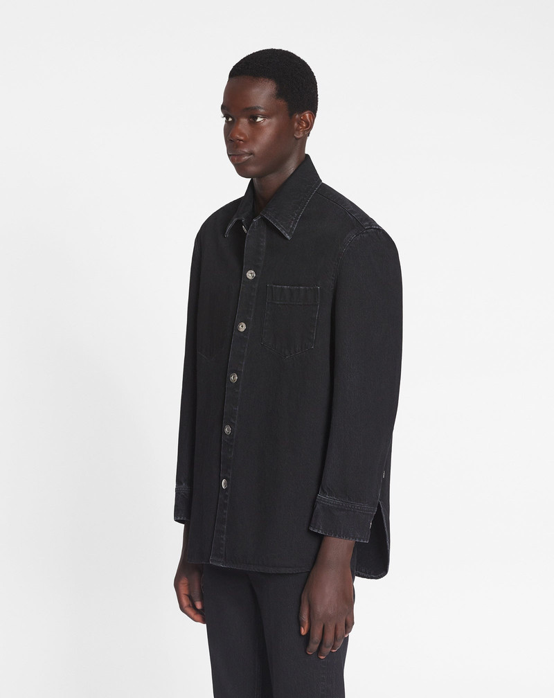 COCOON DENIM OVERSHIRT 3
