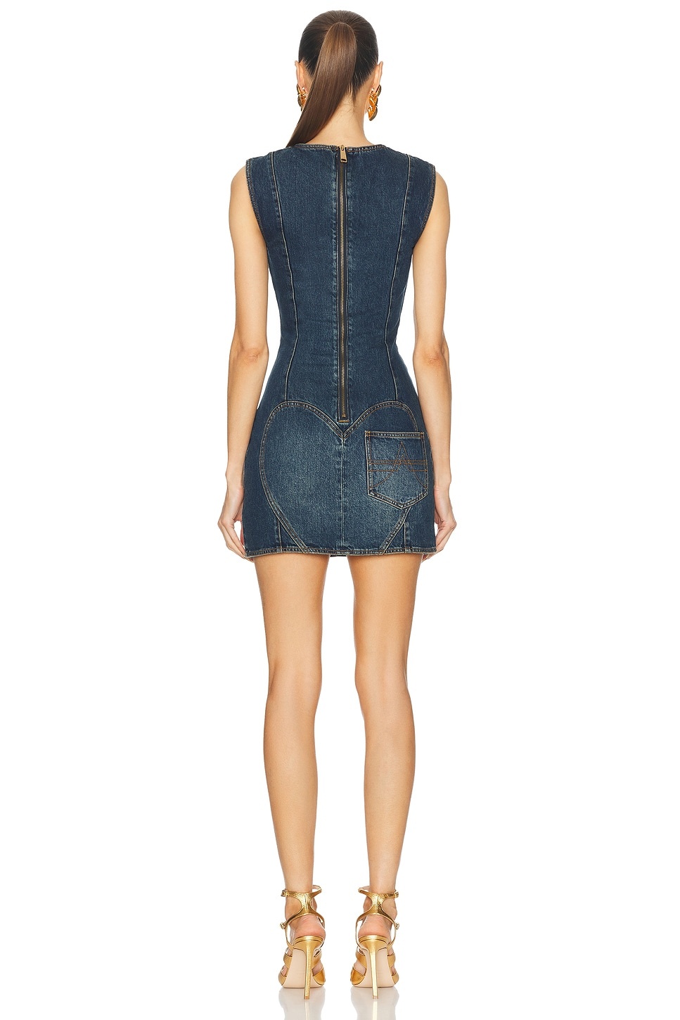 Crystal Cut Out Mini Dress - 3