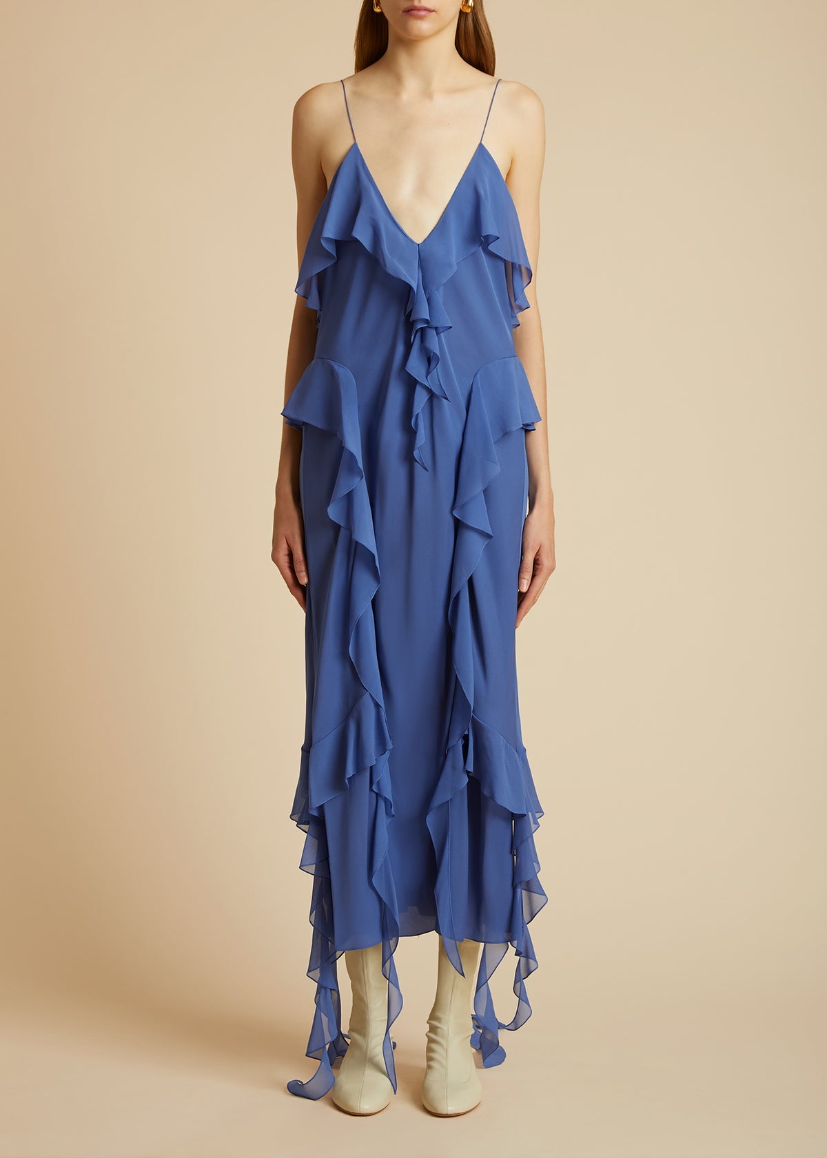 The Pim Dress in Blue Iris - 2