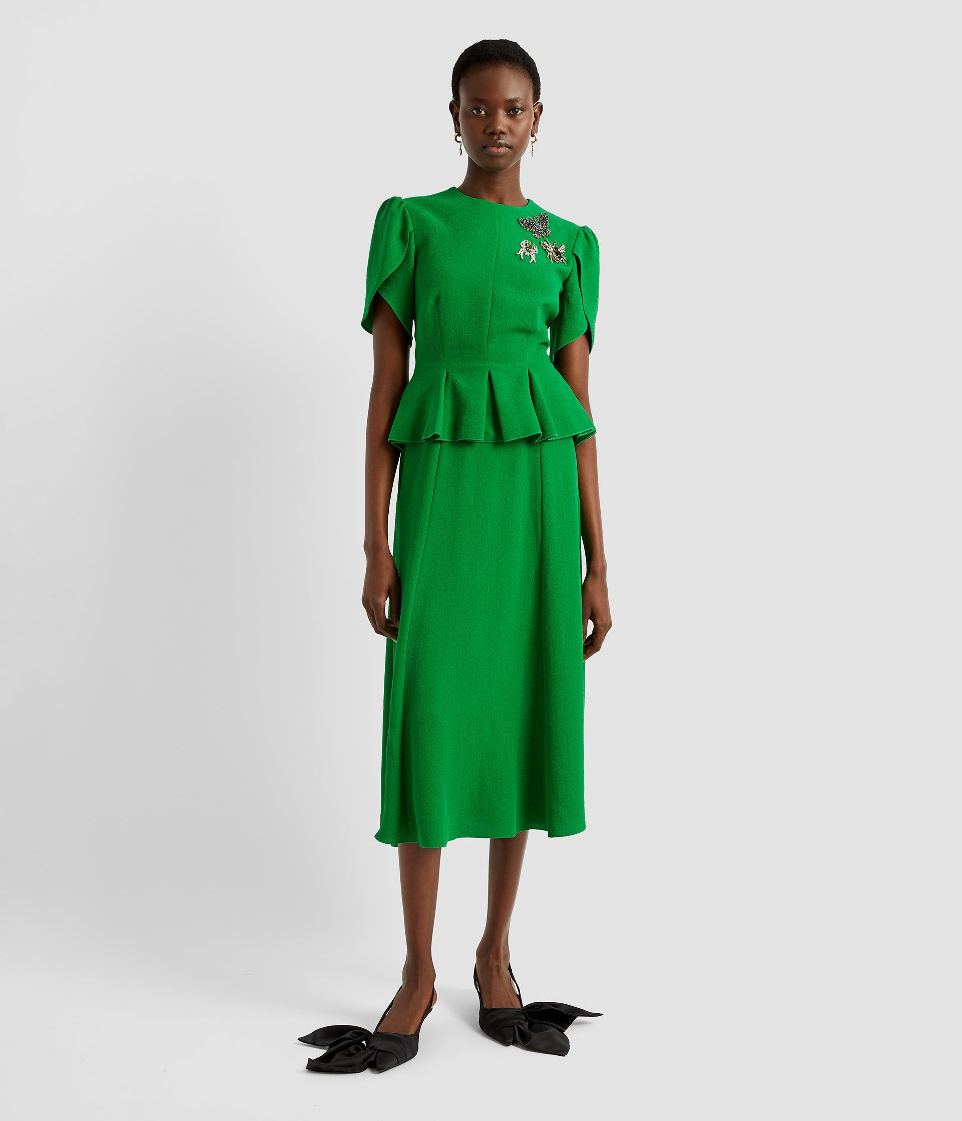 PEPLUM MIDI DRESS - 4