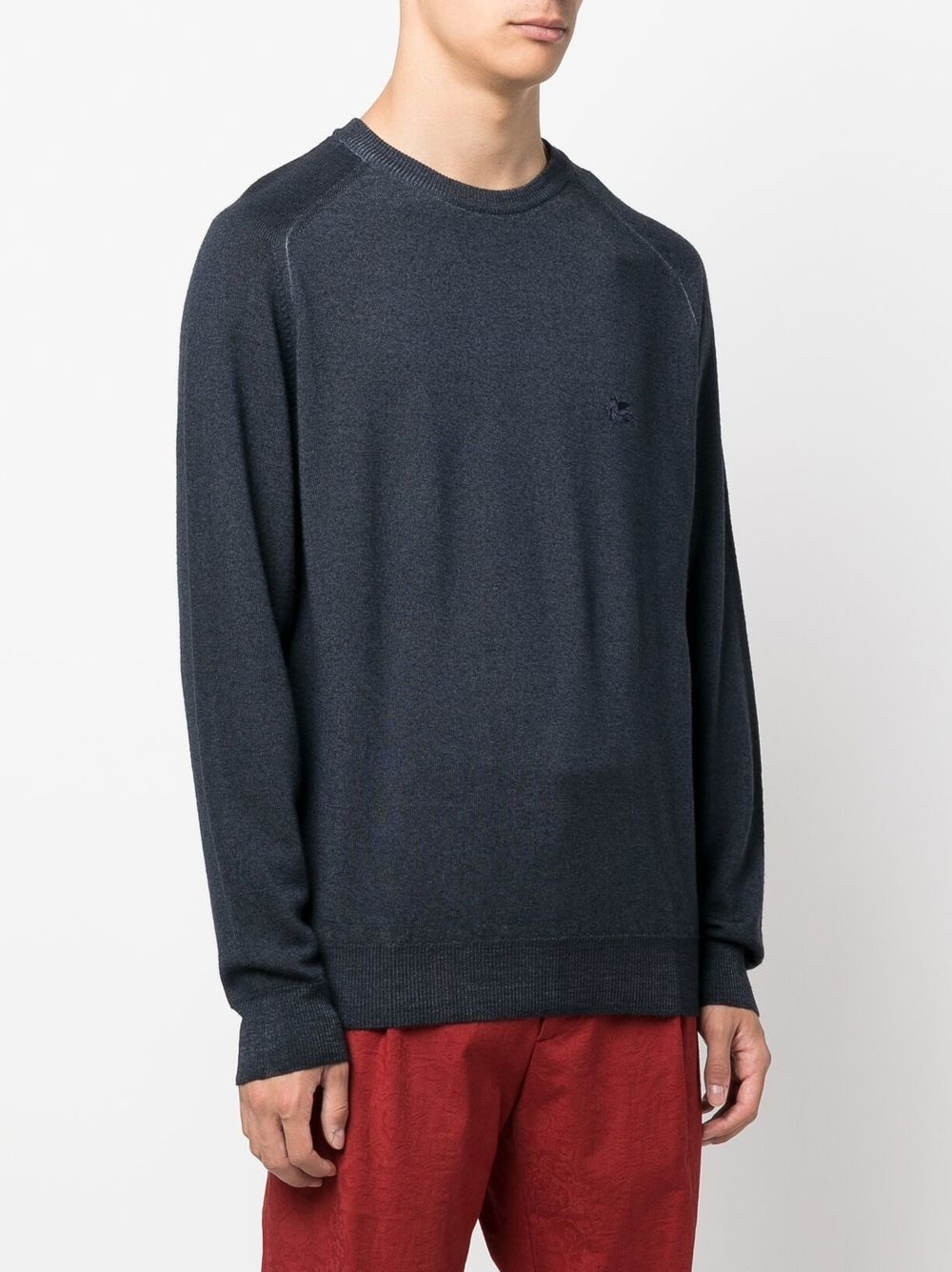 crew-neck long-sleeve jumper - 3