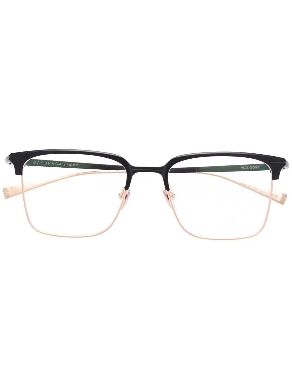 square-frame glasses - 1