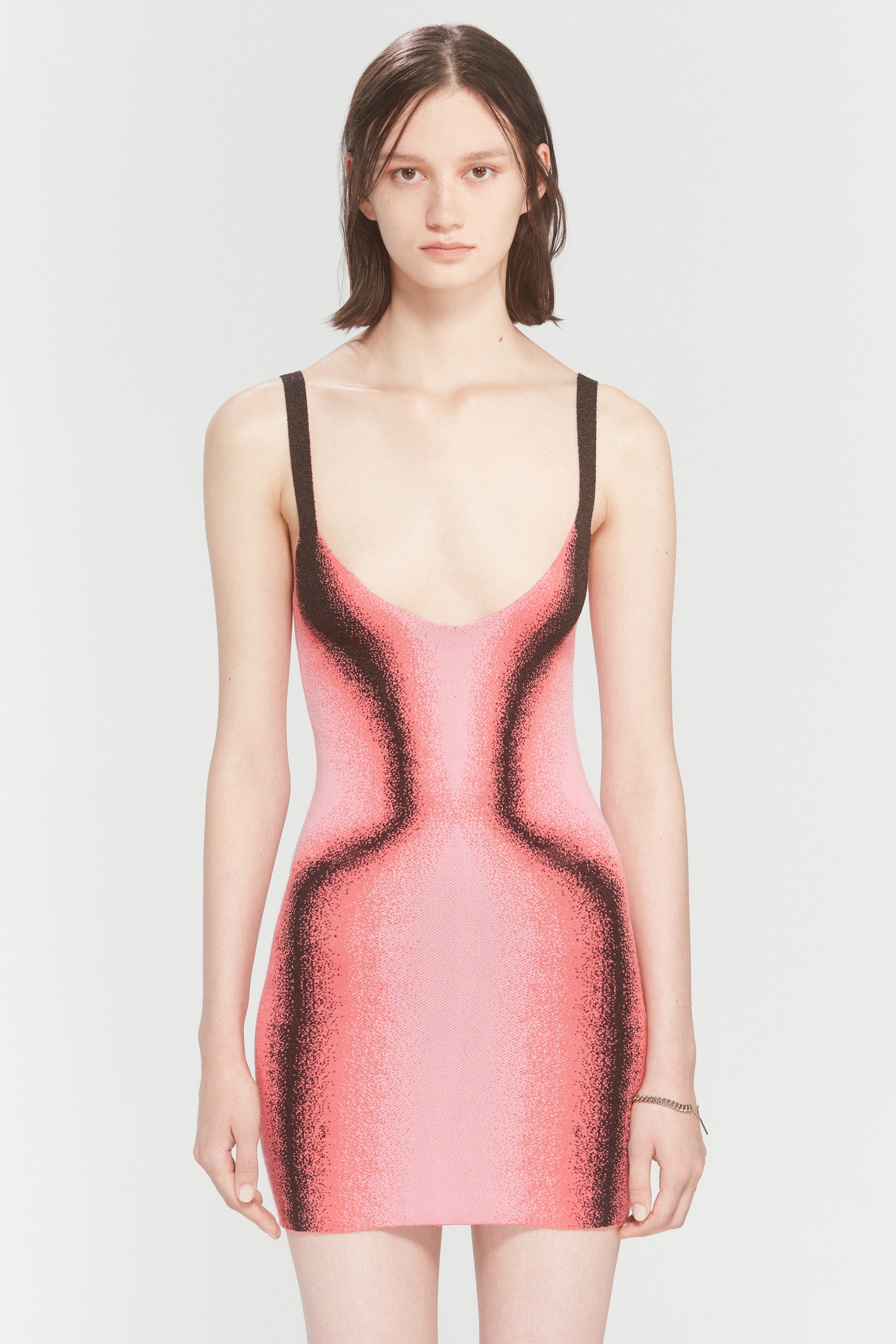 GRADIENT KNIT MINI DRESS - 3