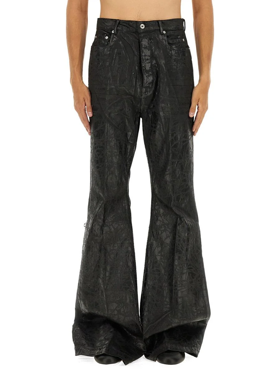 Rick Owens Denim "Bolans" Pants - 1
