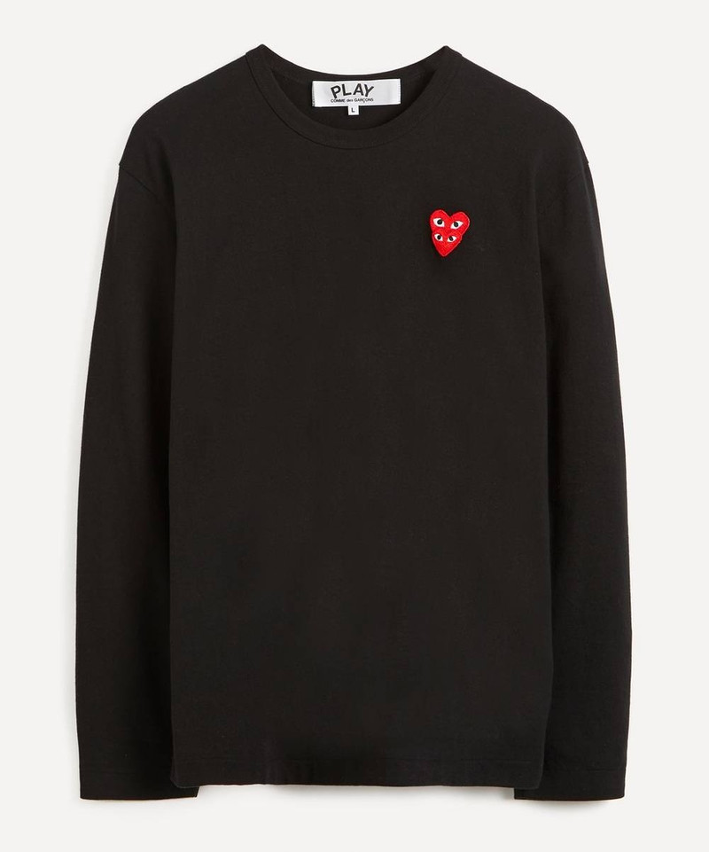 Heart Logo Patch Long-Sleeve T-Shirt - 1