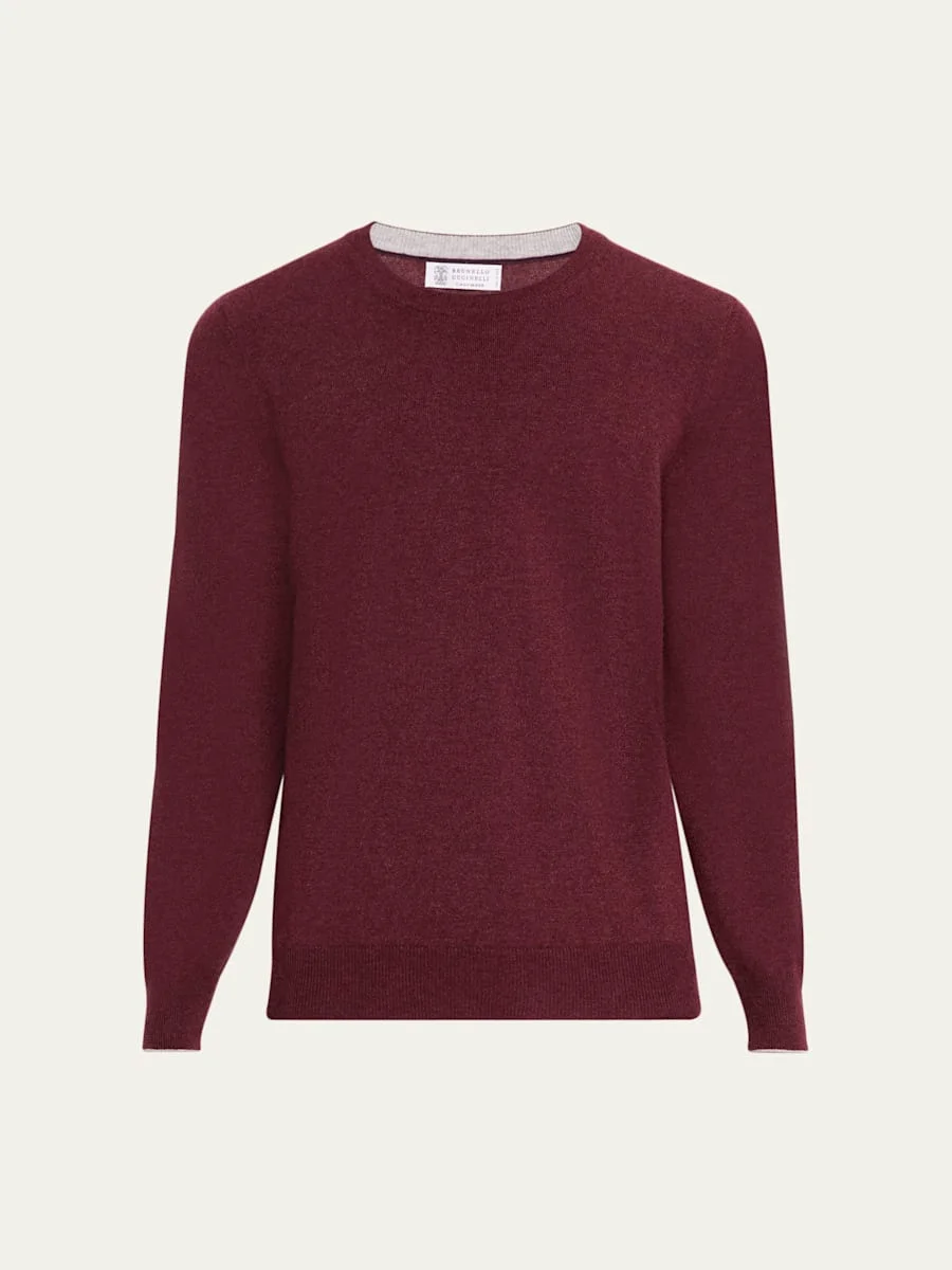 Men's Cashmere Crewneck Sweater - 1