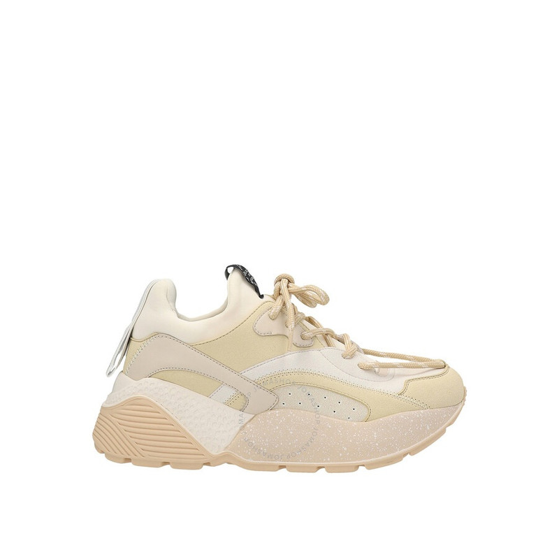 Stella McCartney Ladies White Eclypse Low-Top Sneakers - 1