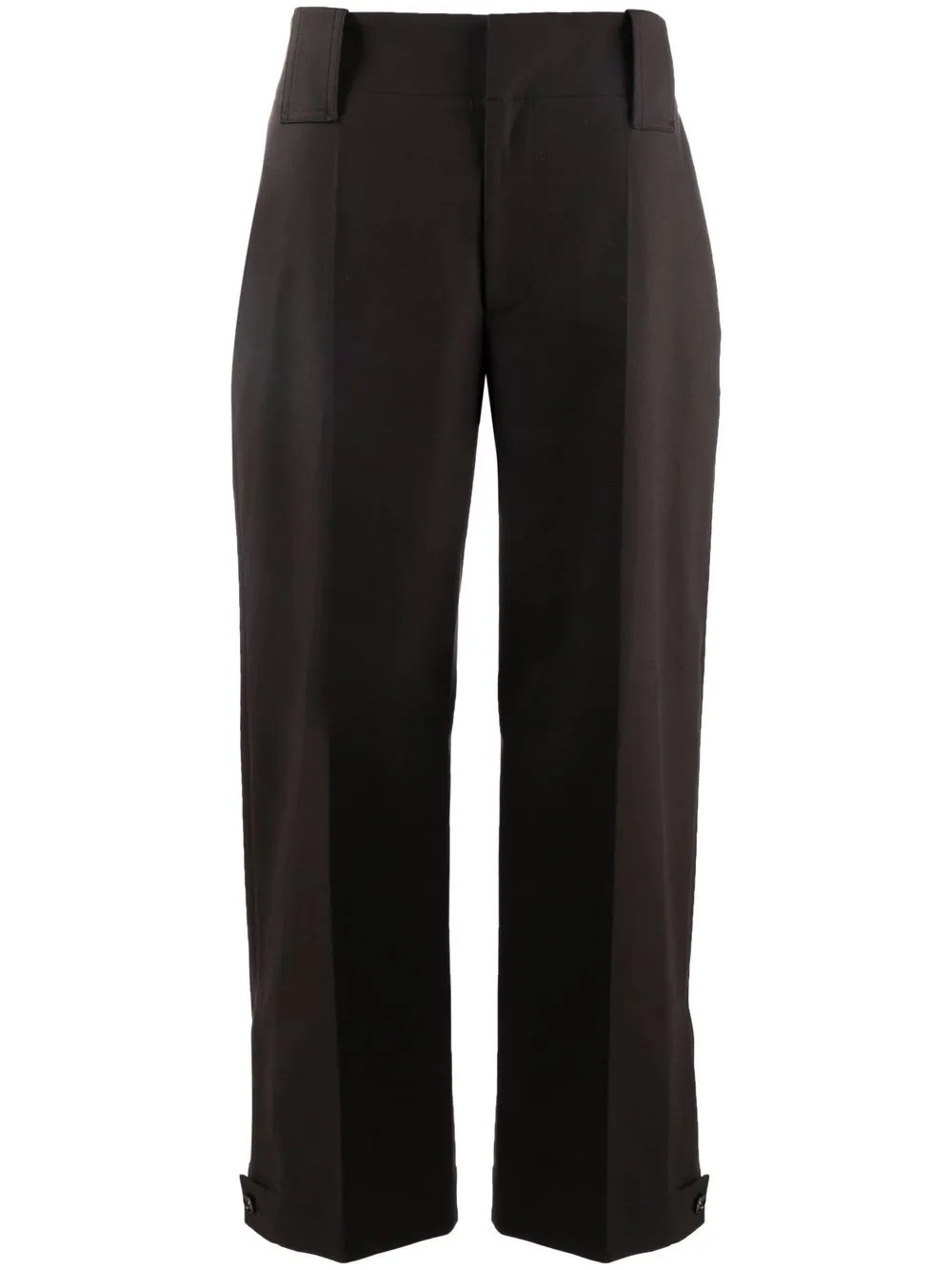 pressed-crease tailored trousers - 1