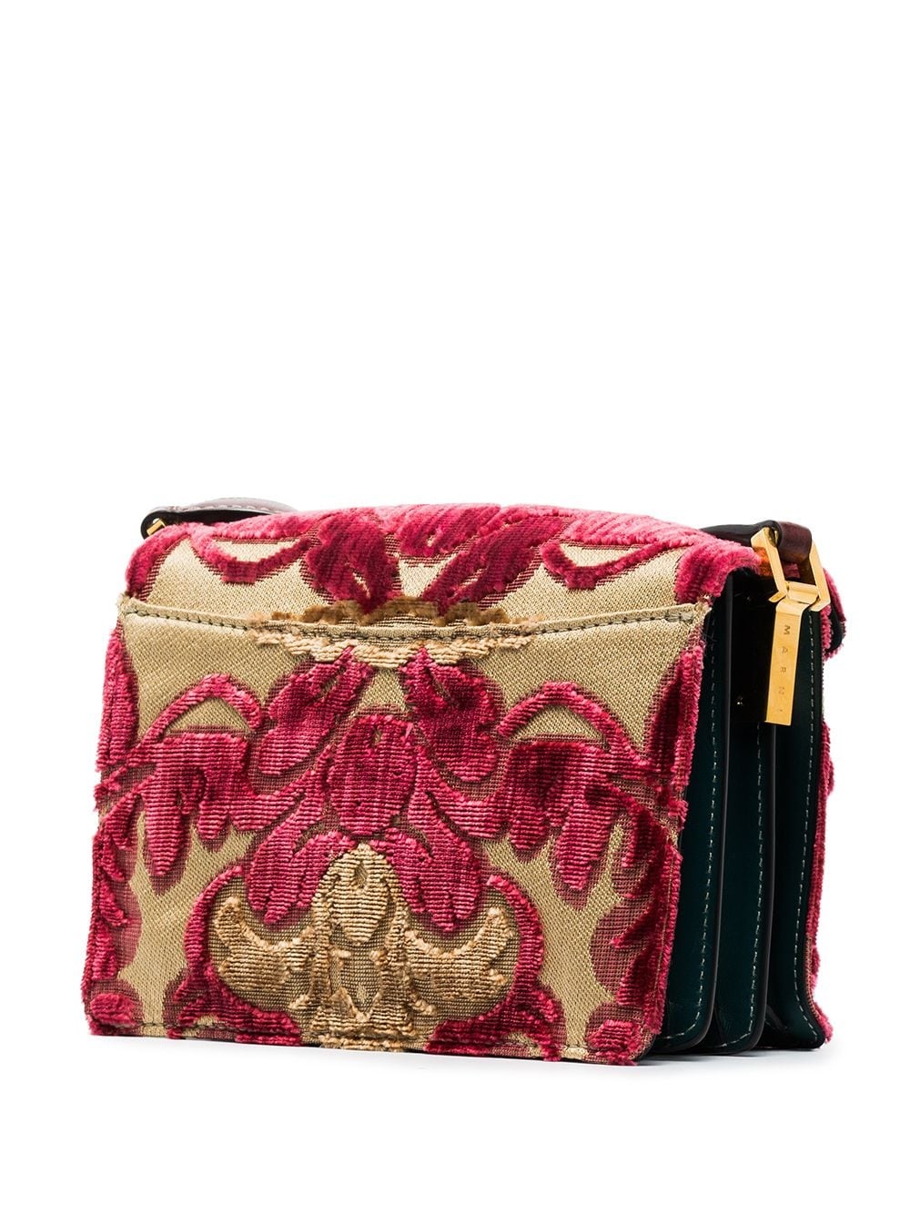 Trunk floral-jacquard shoulder bag - 3