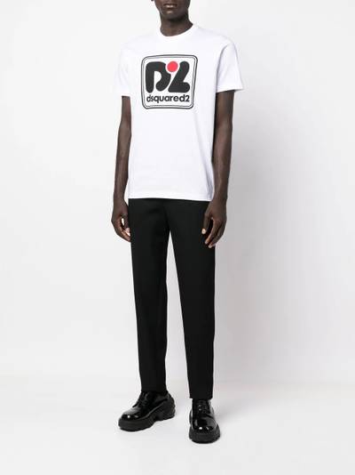 DSQUARED2 logo-print short-sleeved T-shirt outlook