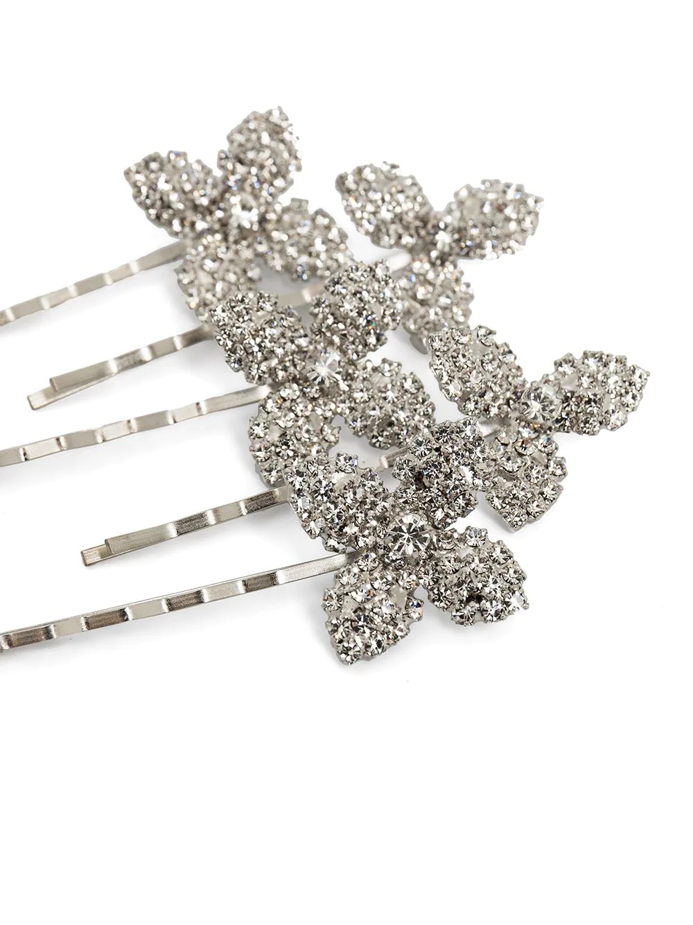 floral crystal-embellished pin set - 3