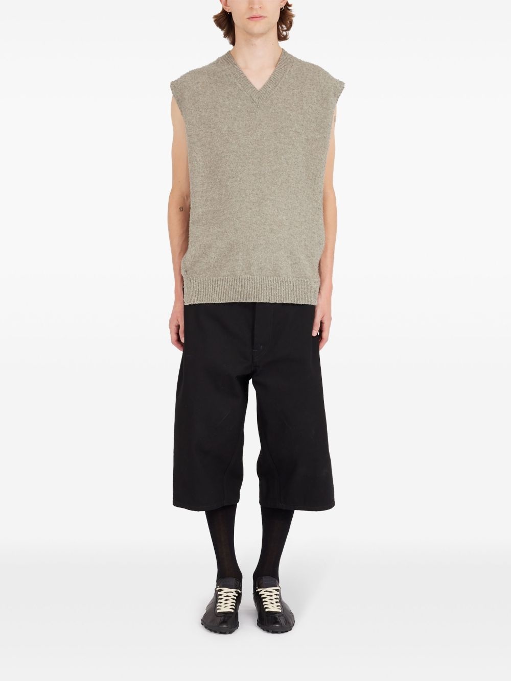 cut-out detailing vest - 2