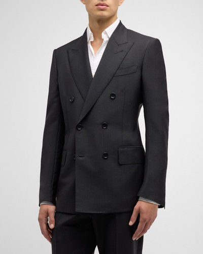 TOM FORD Men's Atticus Double-Breasted Solid Suit outlook