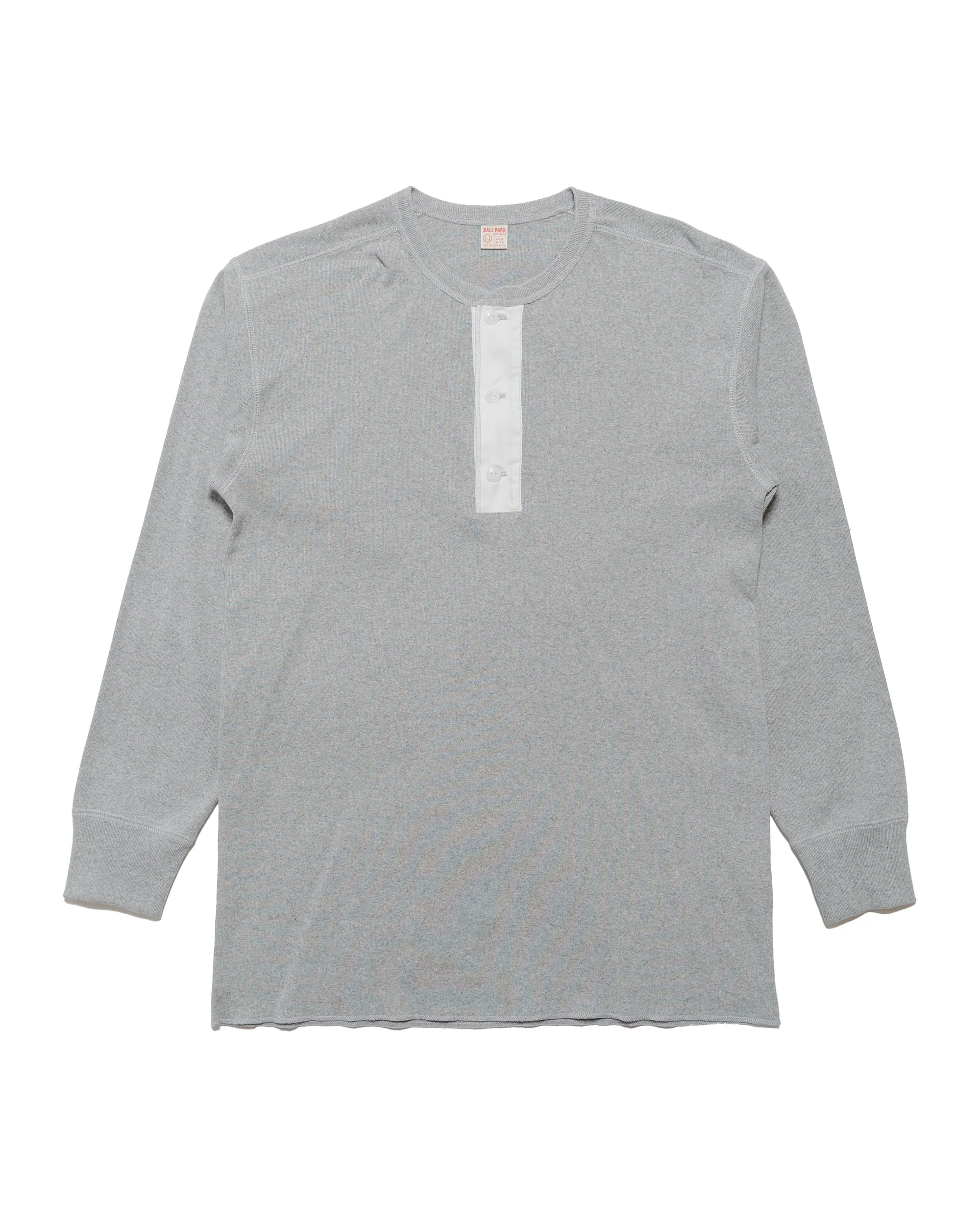 MC23111 Union Henley Undershirt L/S Grey - 1