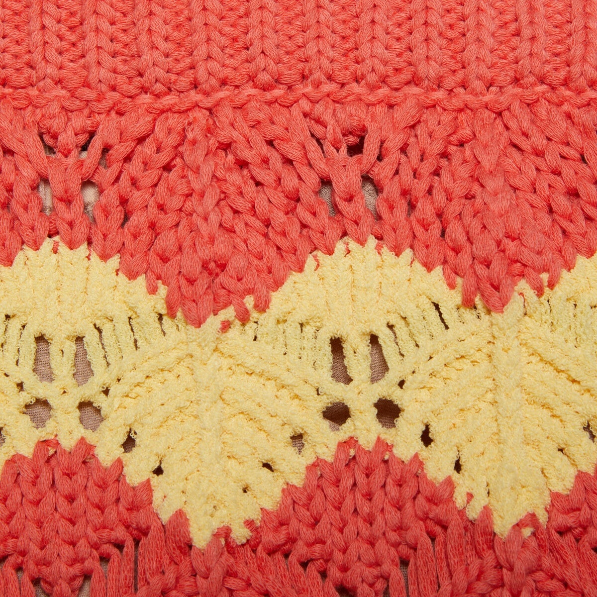 Chevron knit cotton skirt - 5